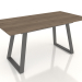 3d model Folding table Maryland 120-160 (walnut-black) - preview
