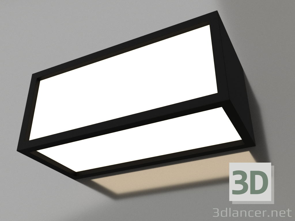 3D Modell Wand-Straßenlampe (7050) - Vorschau