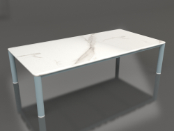 Coffee table 70×140 (Blue gray, DEKTON Aura)