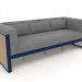 3D Modell 3-Sitzer-Sofa (Nachtblau) - Vorschau