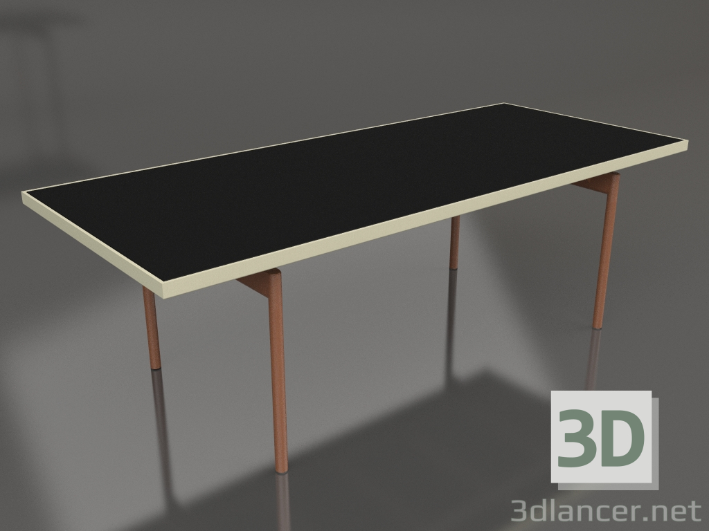 3d model Dining table (Gold, DEKTON Domoos) - preview