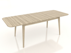 Table à manger 2100x800 mm (chêne éclairci)
