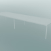 3d model Rectangular table Base 440x110 cm (White) - preview