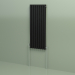3D modeli Dikey radyatör RETTA (8 bölme 1200 mm 40x40, siyah mat) - önizleme