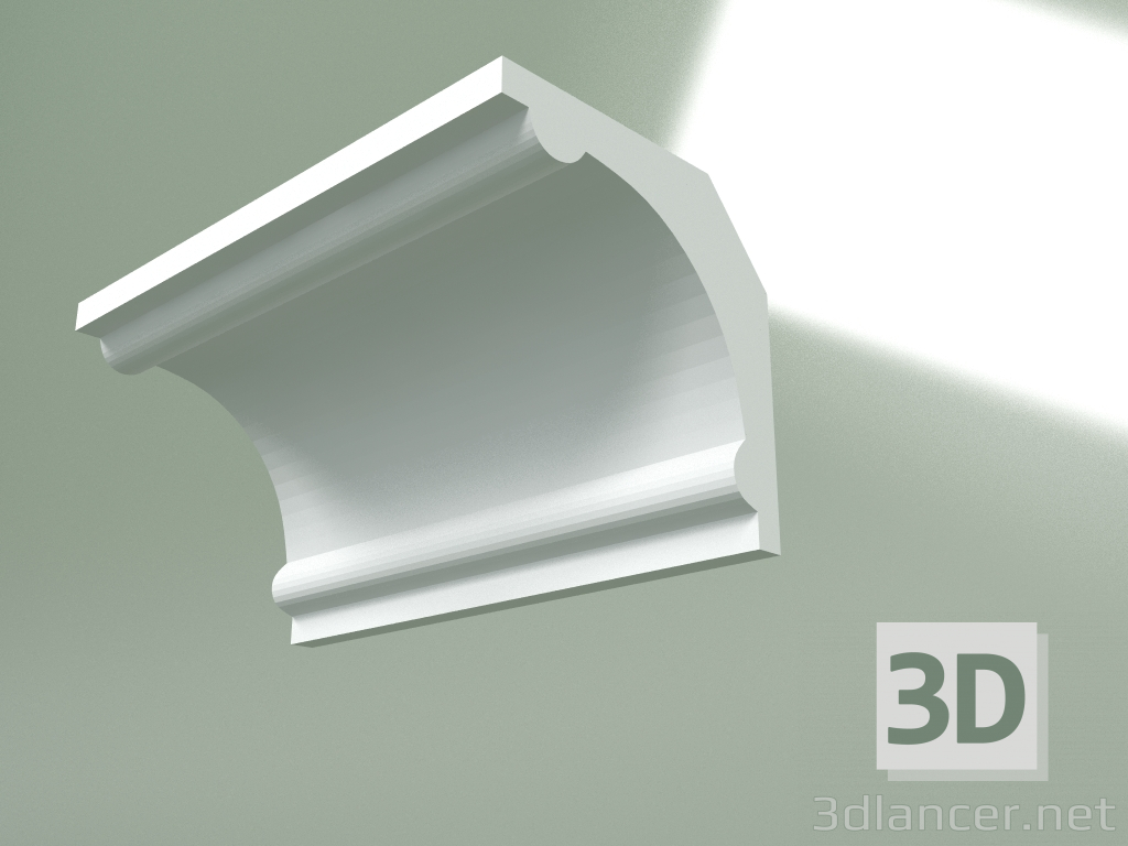 3D modeli Alçı korniş (tavan kaidesi) KT311 - önizleme