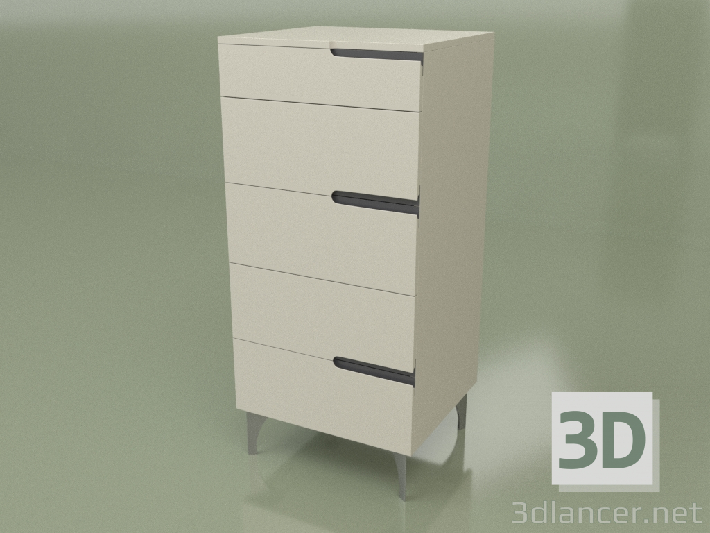 3d model Chest of drawers GL 340 (Ash) - preview