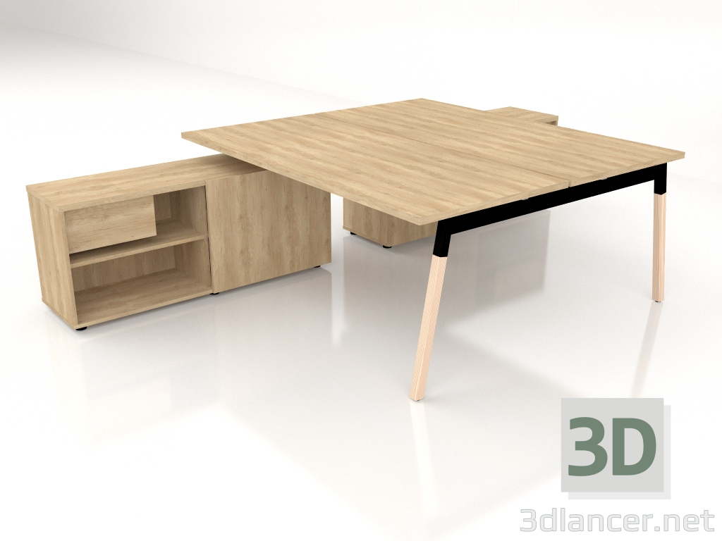 modello 3D Tavolo da lavoro Ogi W Bench BOW41 (1802x3210) - anteprima