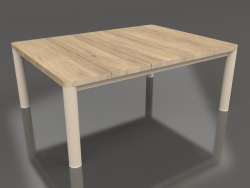 कॉफ़ी टेबल 70×94 (रेत, इरोको लकड़ी)