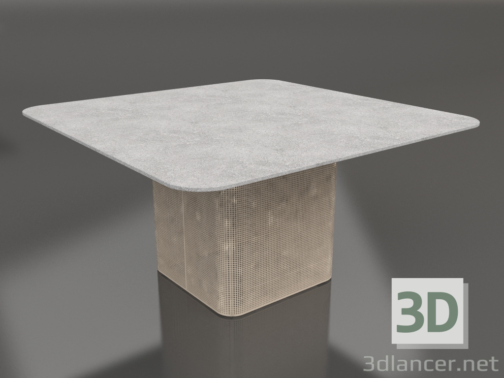 modello 3D Tavolo da pranzo 140 (Sabbia) - anteprima
