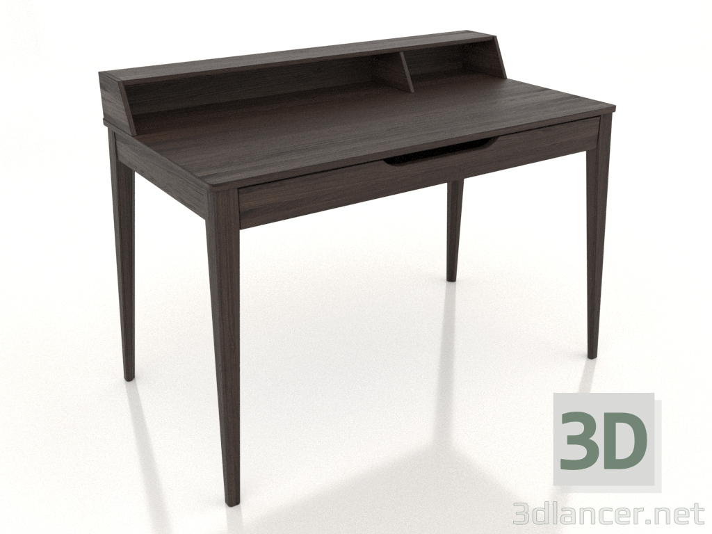 3d model Writing desk 1200x700 mm (ash walnut) - preview