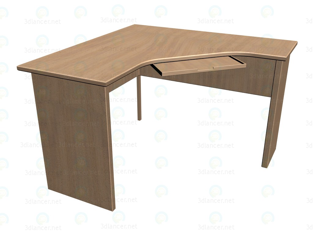 3d model Computer tables corner 26S441 - preview