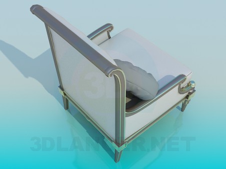 3d model Armchair antique - preview 3d model Armchair antique - preview