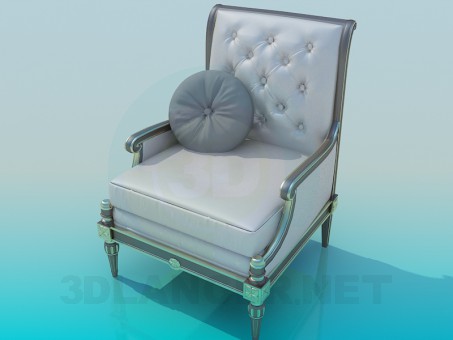 3d model Armchair antique - preview 3d model Armchair antique - preview