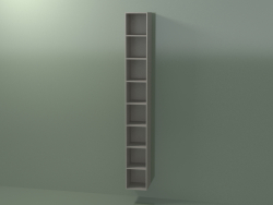 Wall tall cabinet (8DUAFC01, Clay C37, L 24, P 24, H 192 cm)