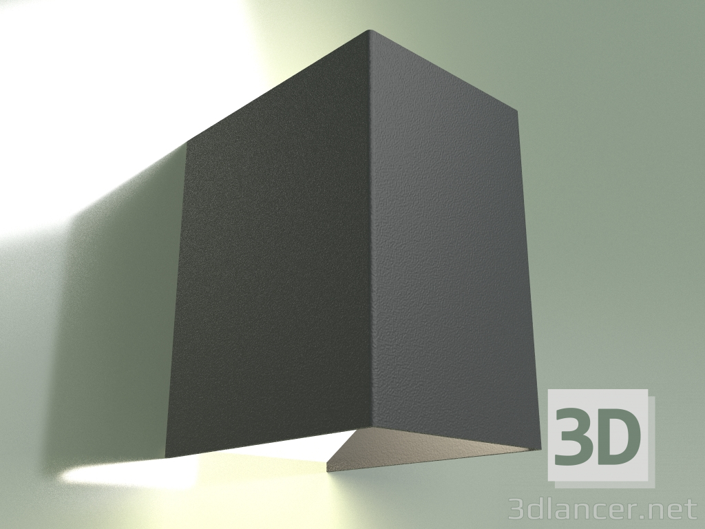 modello 3D Lampada da parete Magic Box (grigio) - anteprima