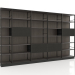 3D Modell Bücherregal (D633) - Vorschau