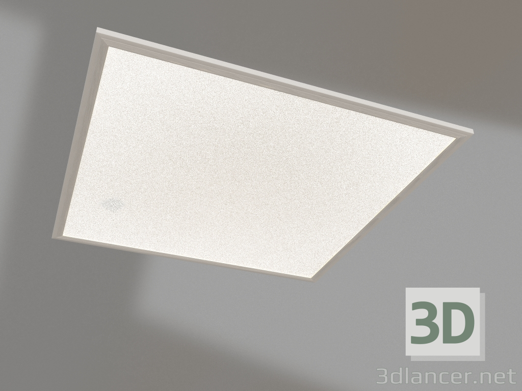 modèle 3D Lampe DL-TITAN-S600x600-40W Day4000-MIX (WH, 120 degrés, 30-42V, 950mA) - preview