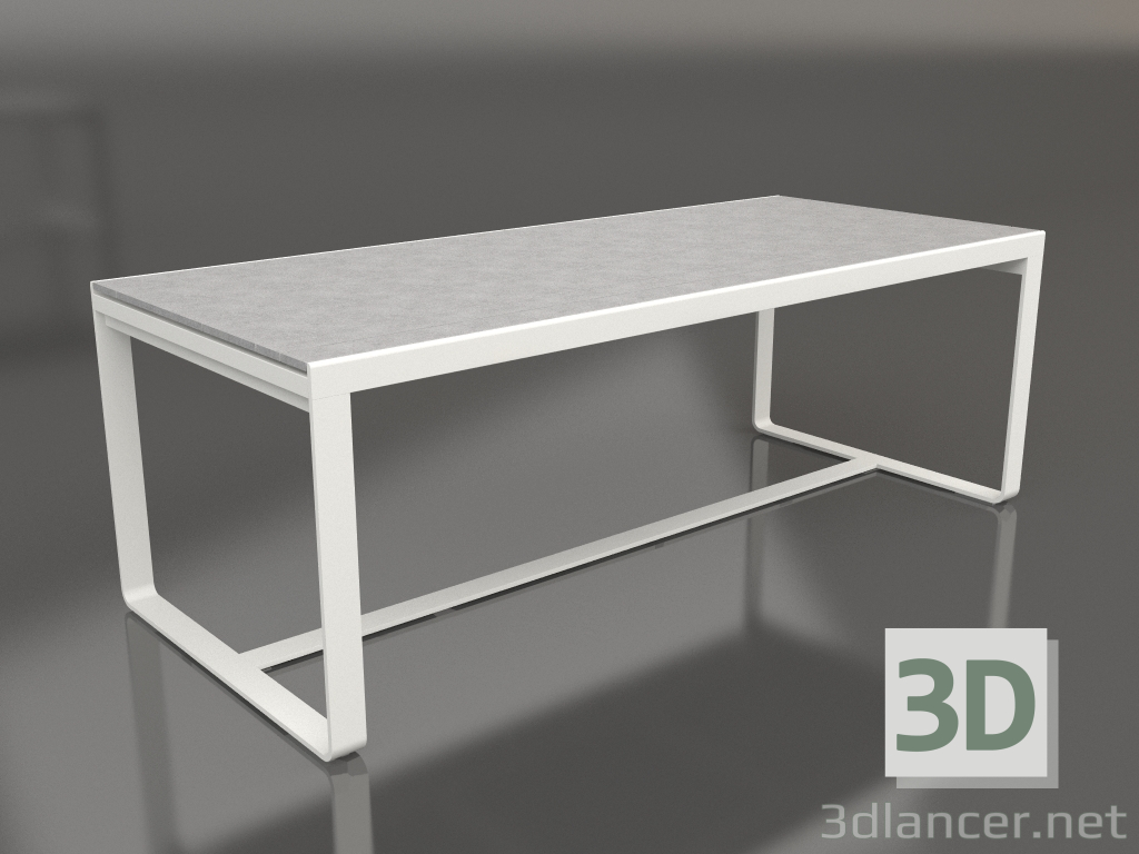 3D modeli Yemek masası 210 (DEKTON Kreta, Akik gri) - önizleme