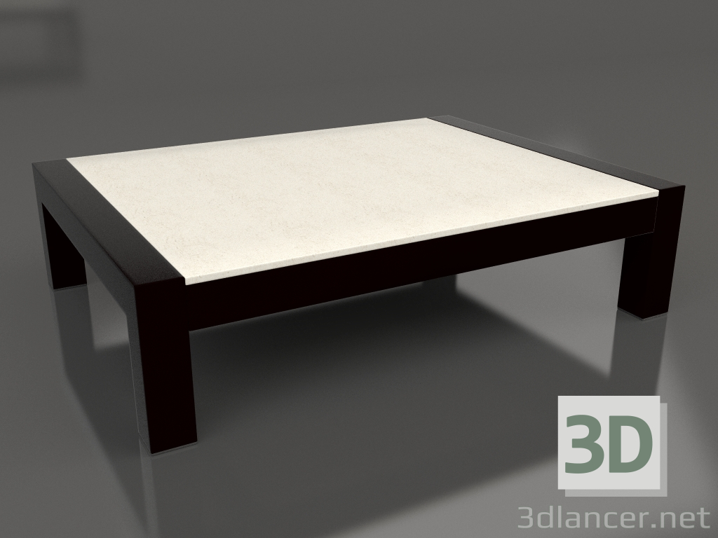 3d model Coffee table (Black, DEKTON Danae) - preview