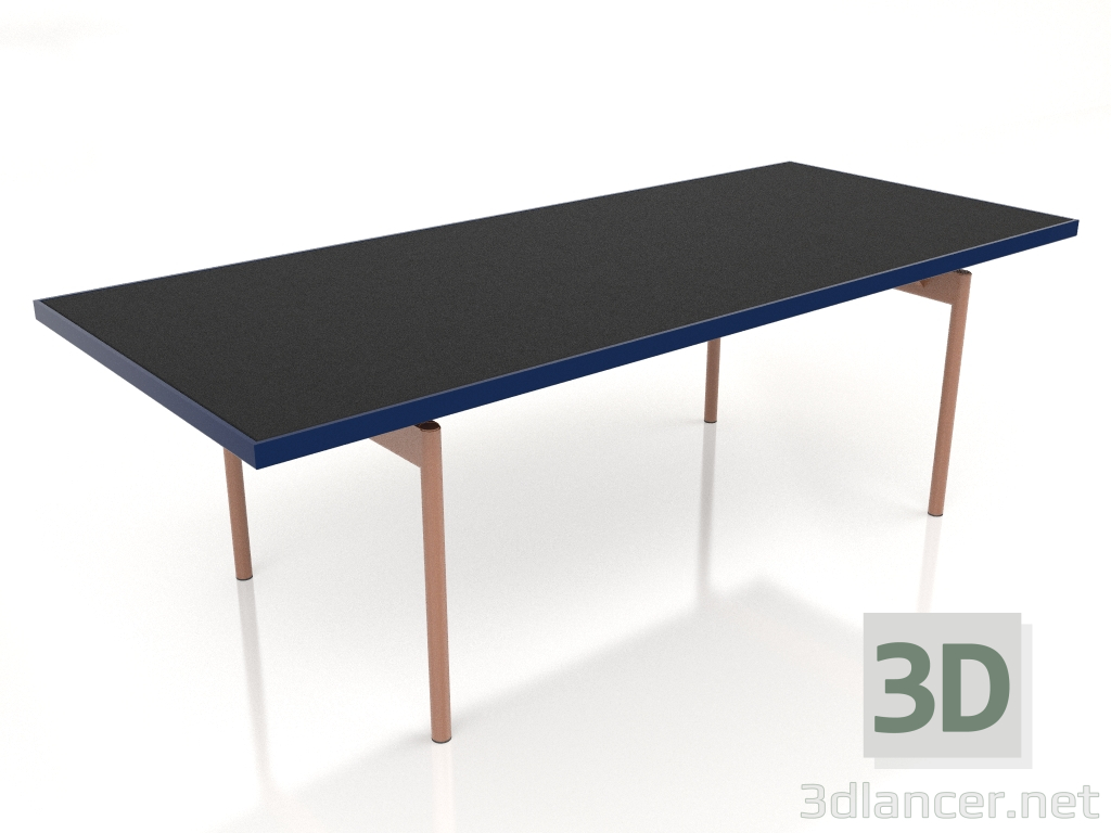 modello 3D Tavolo da pranzo (Blu notte, DEKTON Domoos) - anteprima