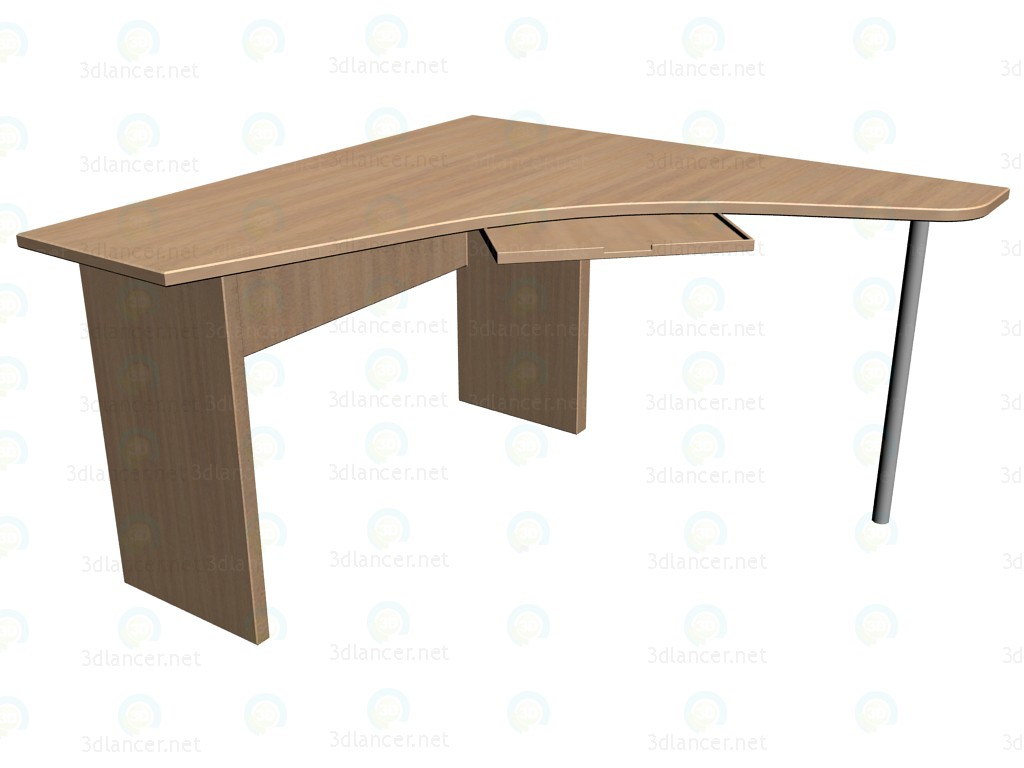 3D Modell Computer-Tische-Ecke-26S541 - Vorschau