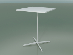 Quadratischer Tisch 5520, 5540 (H 105 - 79 x 79 cm, Weiß, V12)