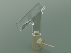 Mezclador monomando de lavabo 140 con caño de vidrio (12112990)