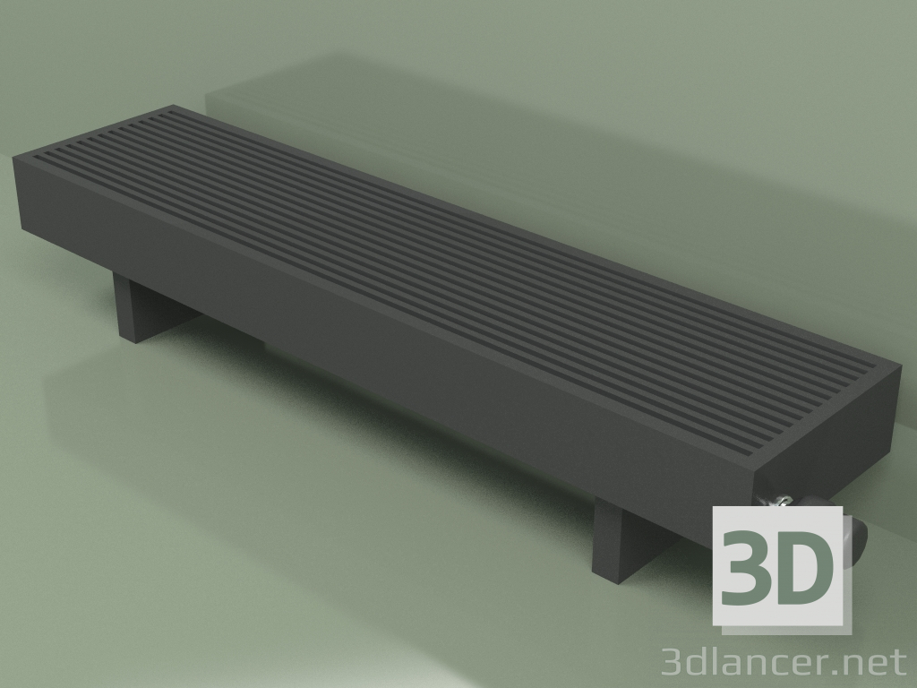 modello 3D Convettore - Aura Basic (90x1000x236, RAL 9005) - anteprima
