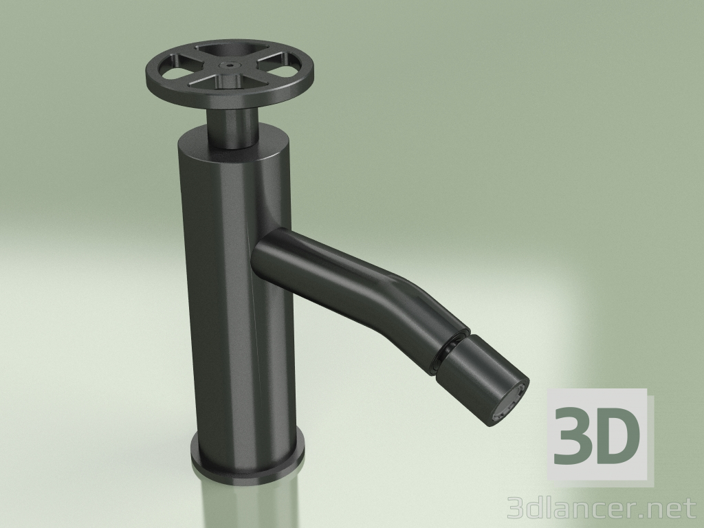 modello 3D Miscelatore bidet idroprogressivo con bocca orientabile (20 35, ON) - anteprima