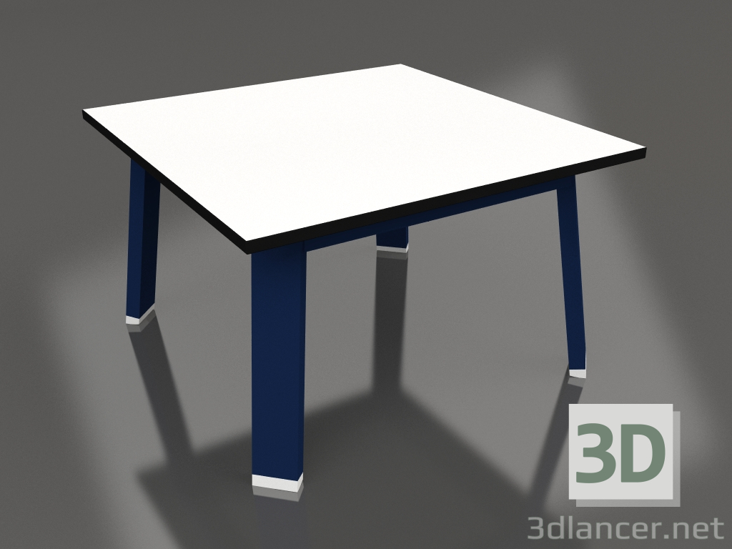 3d model Mesa auxiliar cuadrada (Azul noche, Fenólico) - vista previa