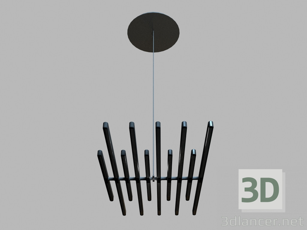 modèle 3D lampe suspendue de 2130 - preview