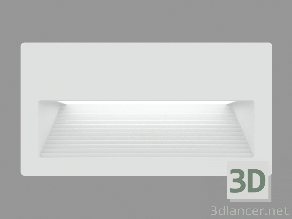3d model Recessed wall light fixture EOS RECTANGULAR (S4615W) - preview