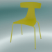 modello 3D Sedia REMO struttura in legno sedia in metallo (1416-20, giallo cenere, giallo) - anteprima