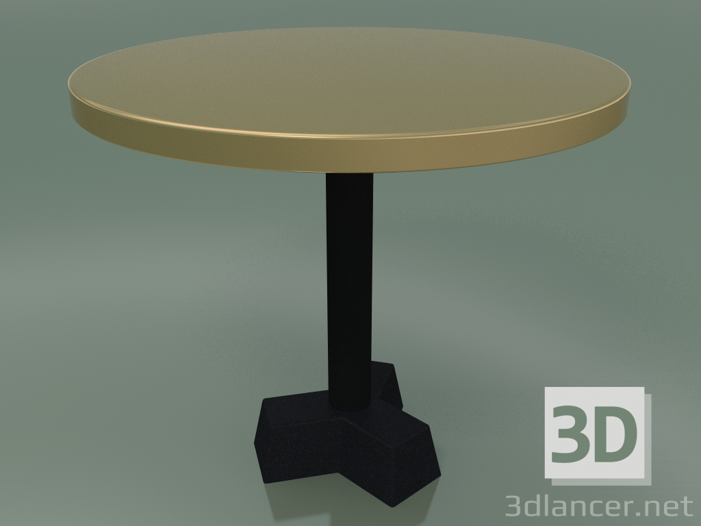 modello 3D Tavolino (Brass 44, Ottone Lucido) - anteprima