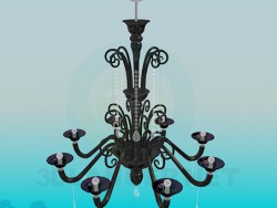 The chandelier in the classical style