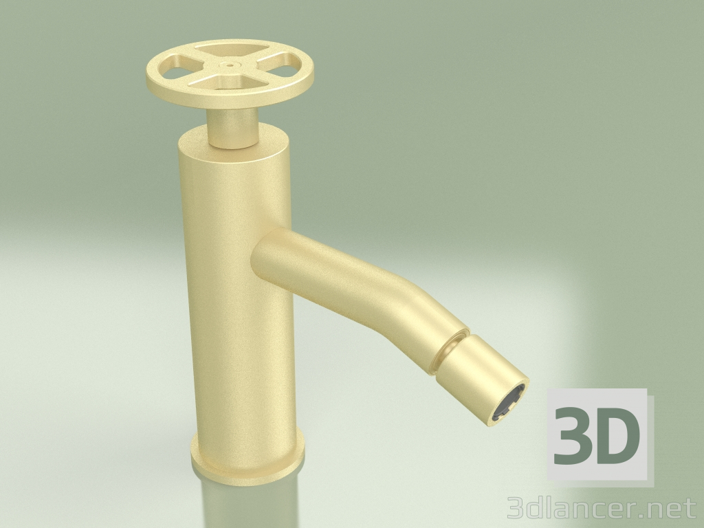 3D Modell Hydro-progressiver Bidetmischer mit verstellbarem Auslauf (20 35, OC) - Vorschau