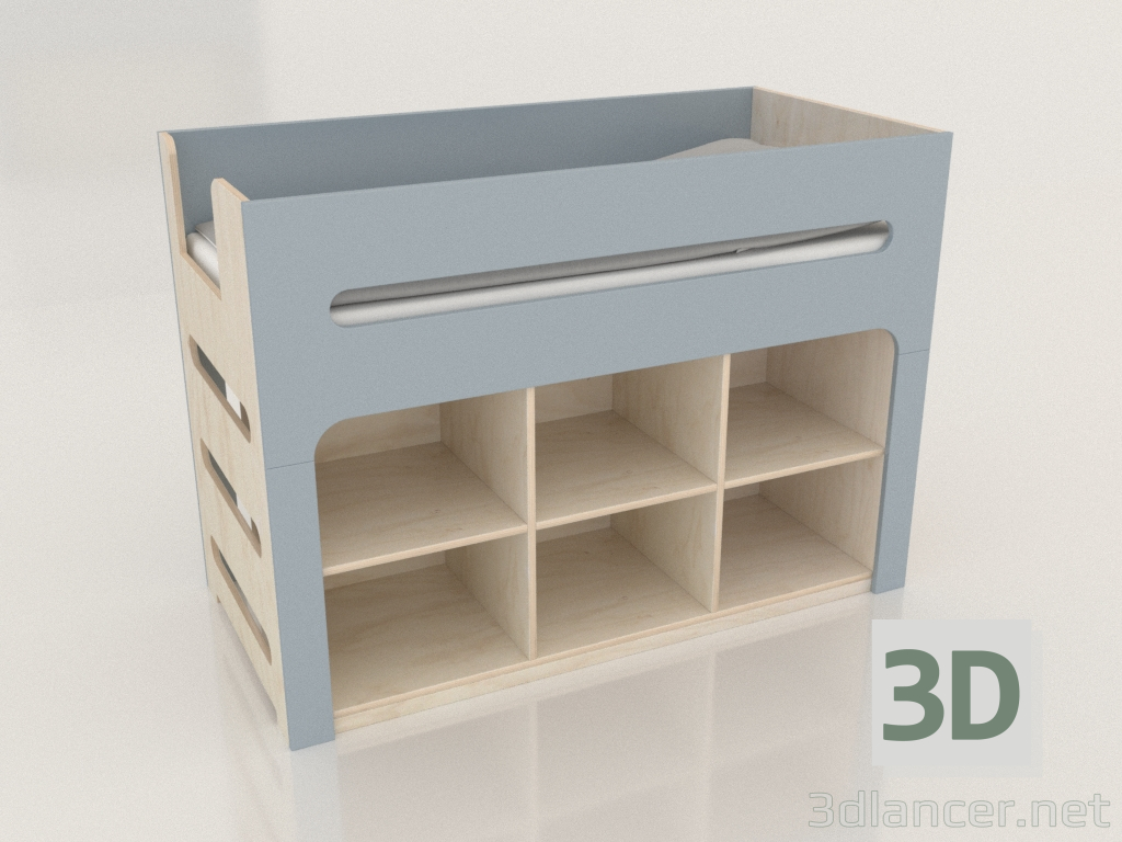 modèle 3D Lit mezzanine MODE PB (UQDPBA) - preview