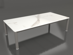 Table basse 70×140 (Gris quartz, DEKTON Aura)