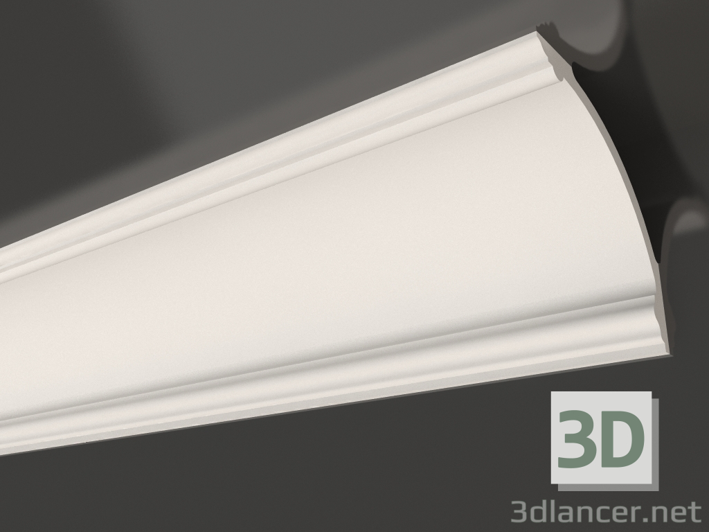 modello 3D Cornice soffitto in gesso alto KGP 016 (200x210) - anteprima