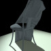 3D Menekşe sandalye modeli satın - render