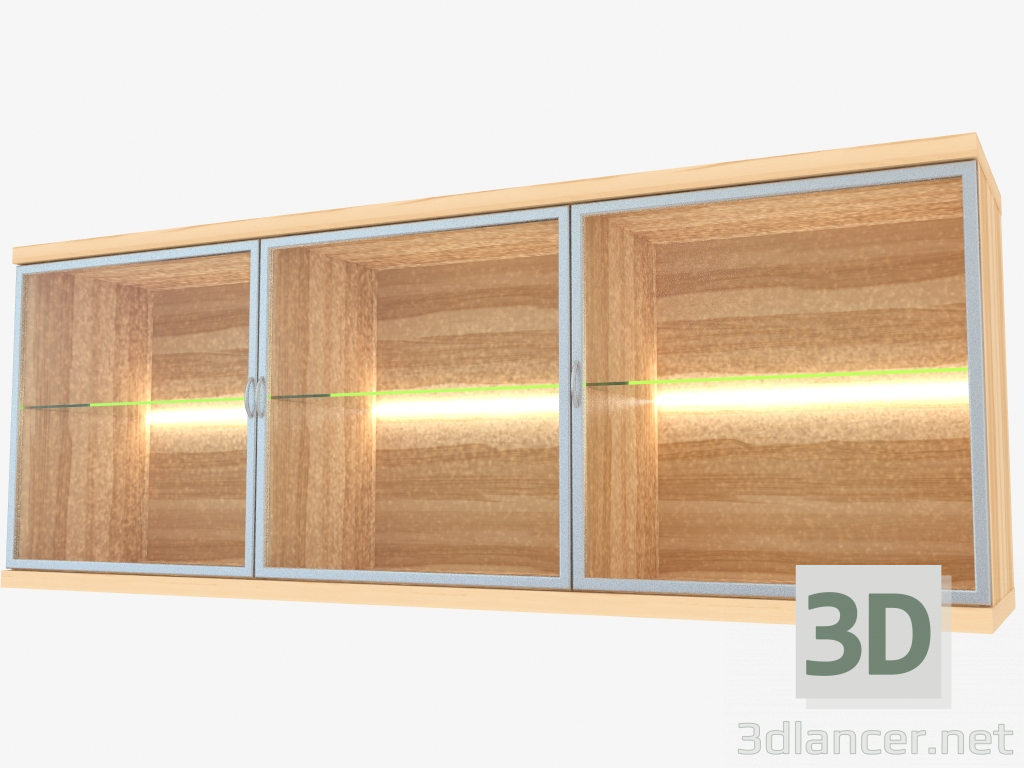 3d model Three-section pendant showcase (150-18-3) - preview