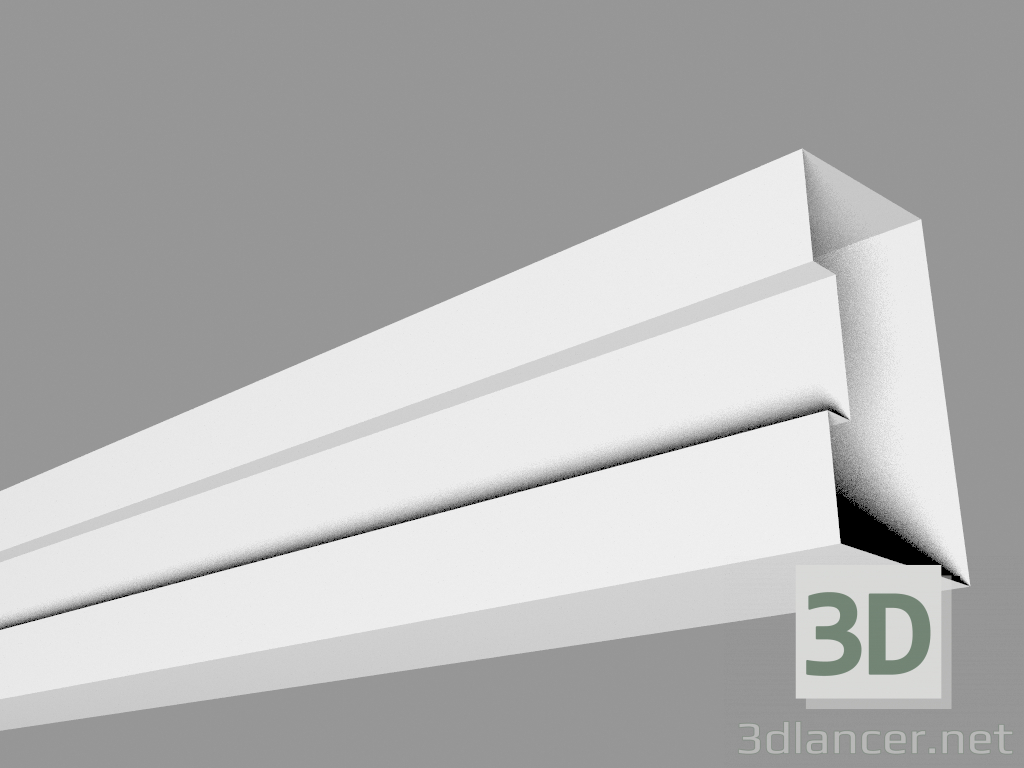 modèle 3D Eaves front (FK31NE) - preview