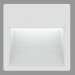 3d model Recessed wall light MEGAEOS SQUARE (S4640) - preview