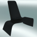 3d model Armchair LAND lounge chair (1100-00, black) - preview