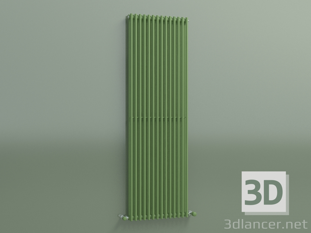 3D modeli Dikey radyatör ARPA 2 (1520 14EL, Sage green) - önizleme