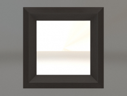Specchio ZL 06 (400x400, legno marrone scuro)