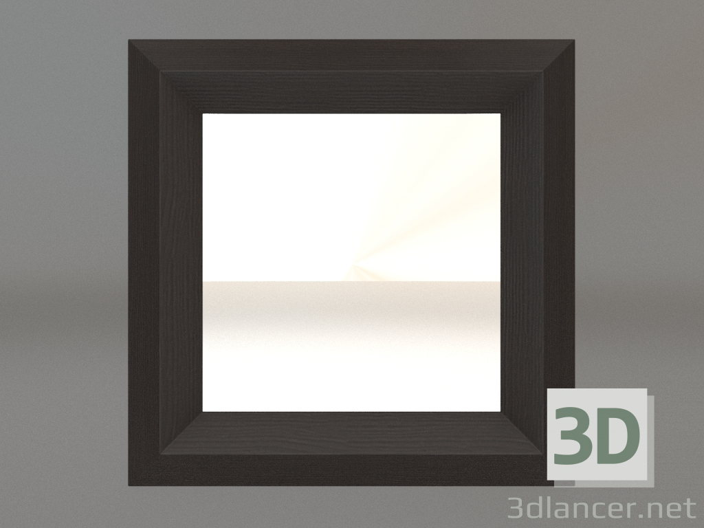 3D modeli Ayna ZL 06 (400x400, ahşap kahverengi koyu) - önizleme