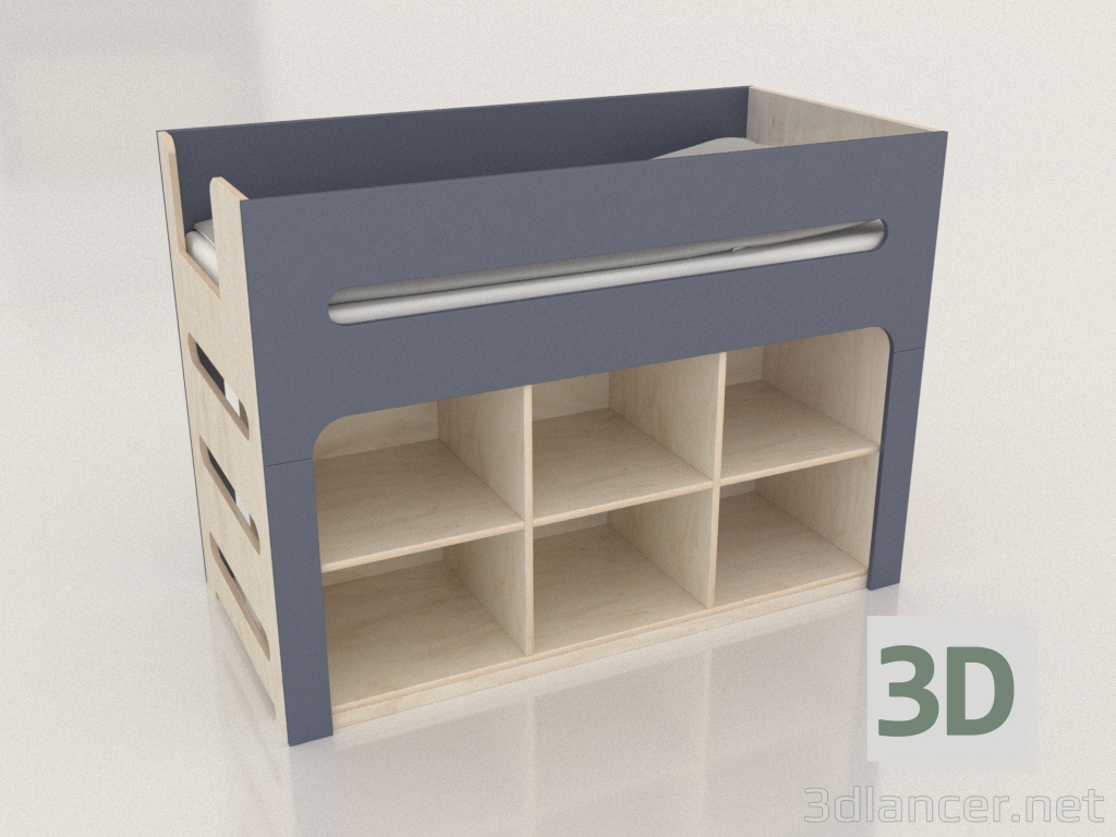 modèle 3D Lit mezzanine MODE PB (UIDPBA) - preview