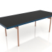 3d model Dining table (Grey blue, DEKTON Domoos) - preview