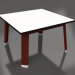 3d model Square side table (Wine red, Phenolic) - preview
